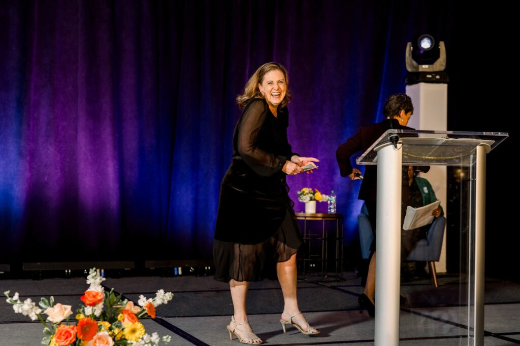 Karen Reber-Hummer receives her Catalyst Award